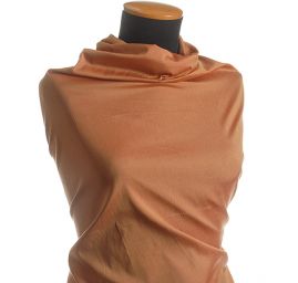 Dupion hedvábný šanžán zlatočervený