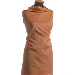 Dupion hedvábný šanžán zlatočervený