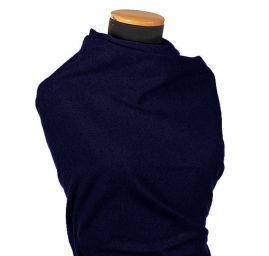 Vlněná látka tm. modrá