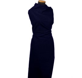 Vlněná látka tm. modrá