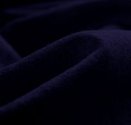 Vlněná látka  tm. modrá 