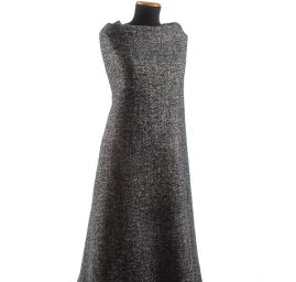 Vlněná látka tweed modrobéžová