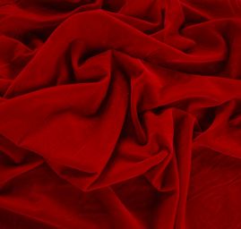 Samet nepružný fuchsie imitace hedvábí