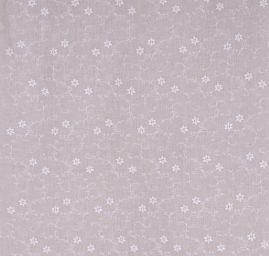 Len organtýn vyšívaný režné barvy