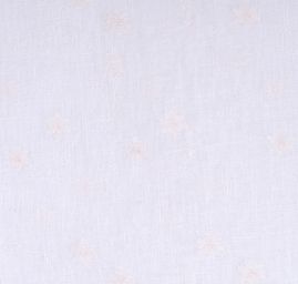 Len organtýn vyšívaný smetanový