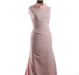 Madeira krajka motiv květin růžová