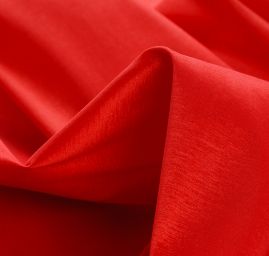 Taft pružný jasně červený