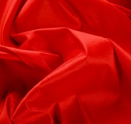 Taft pružný jasně červený