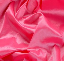 Taft pružný sytě růžový