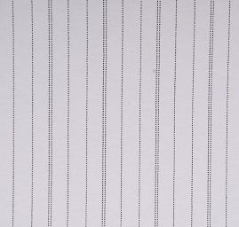 Úplet s drobným proužkem smetanová/černá