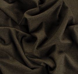 Vlněná látka vzor rybí kost tm.zelené/khaki