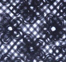 Efektní krajka stužkové aplikace černá