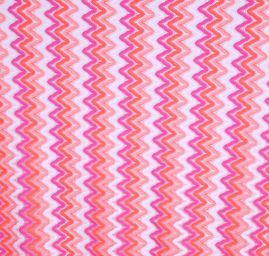 Efektní úplet růžová/oranžová/bílá