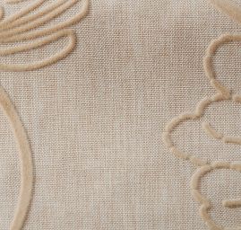 Linonovo Floral light beige