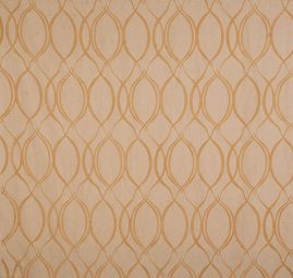 Linonovo Geometric beige semišový flock