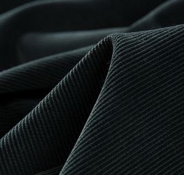 Manšetr pružný bavlněný černé barvy