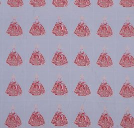 Pražské Jezulátko kupón červen/šedá