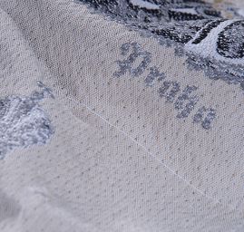 Pražské Jezulátko kupón černostříbrný/sv.šedá