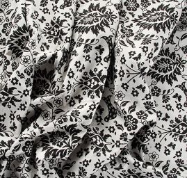 Žakárová látka vzor Tree of Life ptáček/ornament