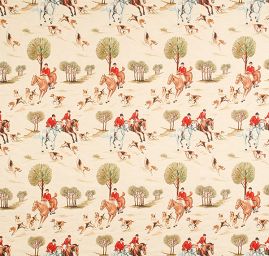 Dekorační látka jezdci na koni