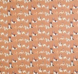 Dekorační látka se vzorem psů