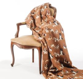 Dekorační látka se vzorem psů