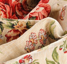 Dekorační látka květinový vzor