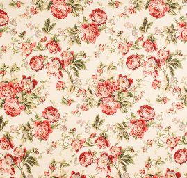 Dekorační látka květinový vzor