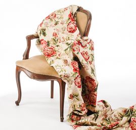 Dekorační látka květinový vzor