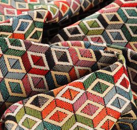 Dekorační látka kosočtverce