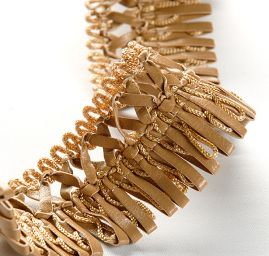 Strapce imitácia kože béžovej