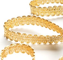 Prámik leonské zlatý 15mm