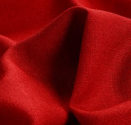 Dekorační závěsová látka červená