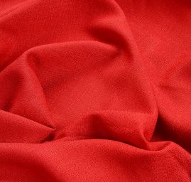 Dekorační závěsová látka červená