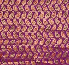 Brokát paisley vzor barevný