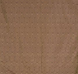 Hedvábný brokát s květinovým vzorem fialovozlatý