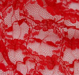 Krajka malinově červená