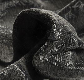 Riflovina imitace košilová látka vzor růží sv. modrá