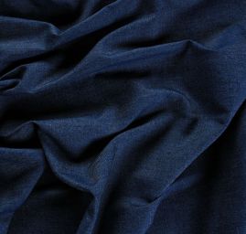 Riflovina imitace košilová látka tm. modrá