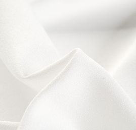 Žoržet šatový oboustranně pružný slonová kost