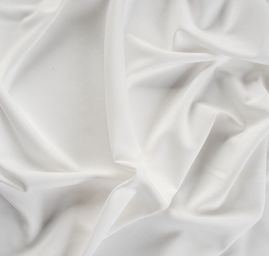 Žoržet šatový oboustranně pružný slonová kost