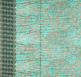 Hedvábný atlas květinový motiv/krajka krémová