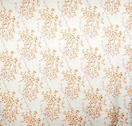 Atlas šátkový motiv bílý velký