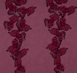 Žoržet motiv velkých květů růžová