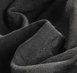 Dekorační tkanina secese Mucha černá