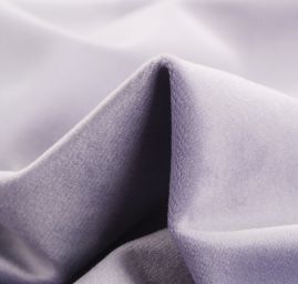 Sametová dekorační látka šedá