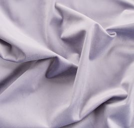 Sametová dekorační látka šedá