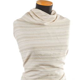 Látka design Art Fabrics bavlna směs režná/bílá