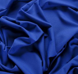 Žoržet šatový oboustranně pružný nivea modrý