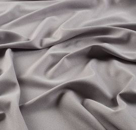 Žoržet šatový jemnější pružný světle šedý